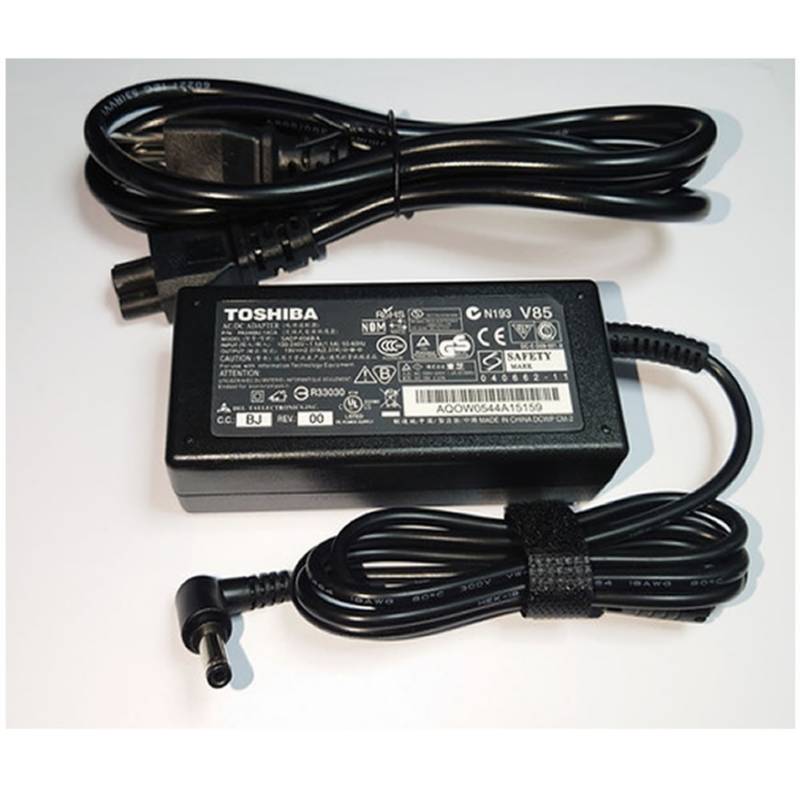 Cargador para ordenador portátil, adaptador de 19V, 2.37A, 45W, para Toshiba, PA3822E-1ACA, PA3822U-1ACA, PA5096U-1ACA, PA5098U-1ACA, PA5177E-1AC3 (COMPATIBLE)